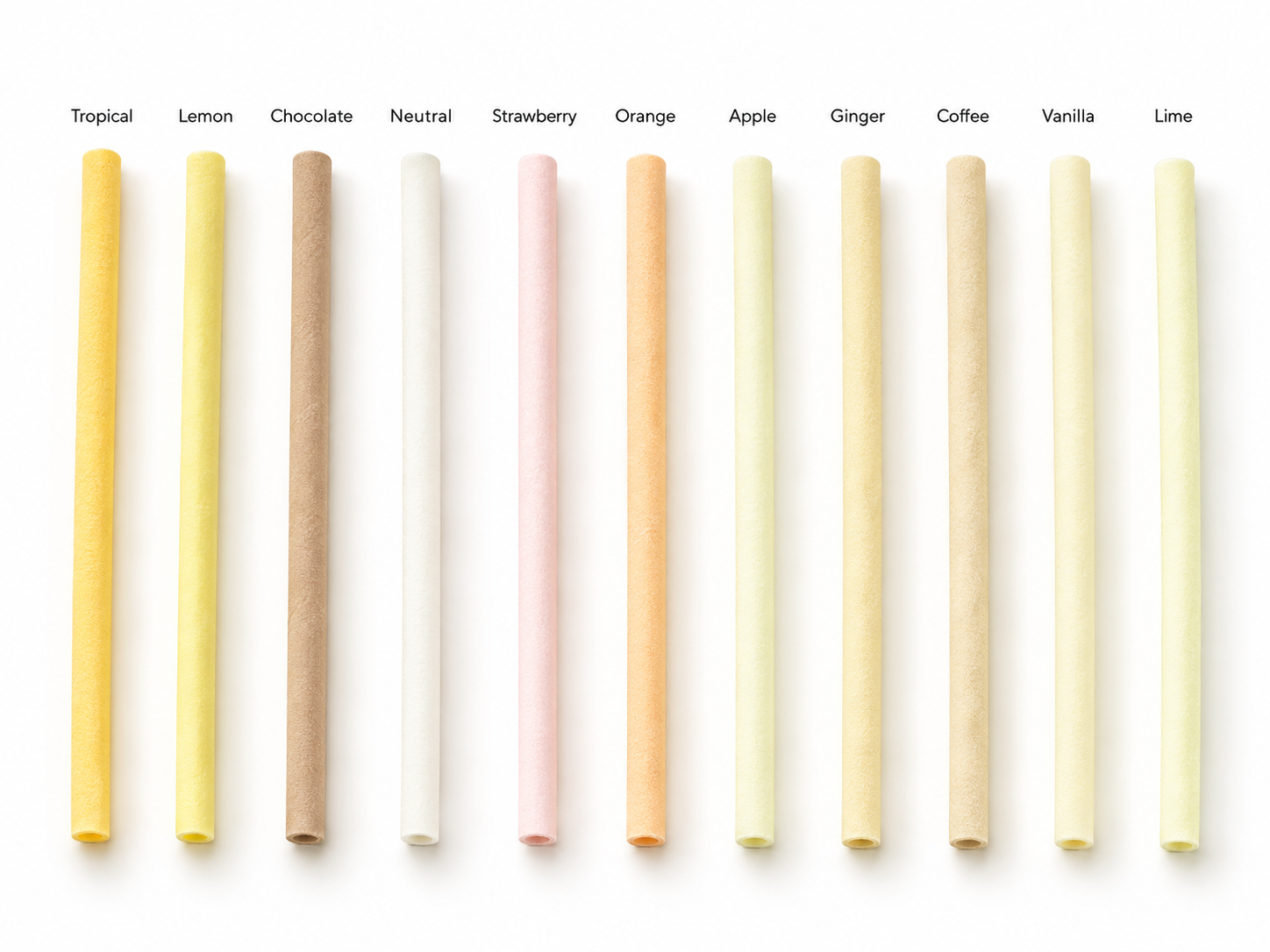 Tropical edible straw — original SORBOS photograph