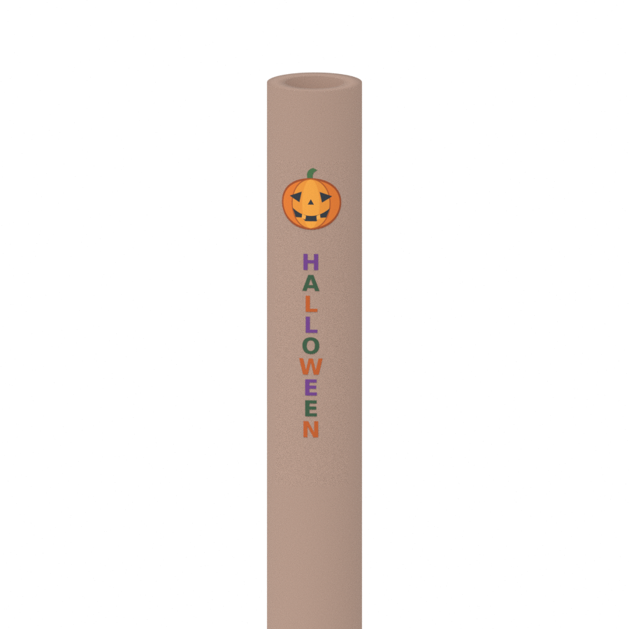 Halloween edition — enlarged full-color print detail