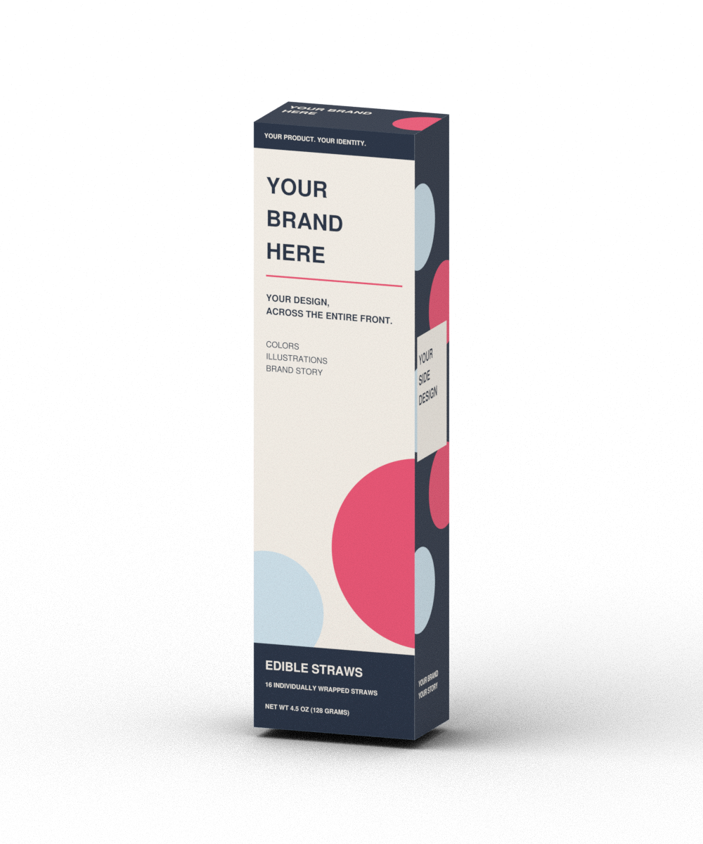 Your Brand Here — full-front and right-side customization concept